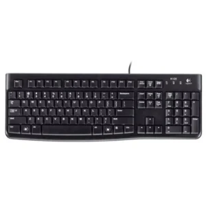 teclado com fio usb logitech k120 resistente à respingos e layout abnt2 920 004423