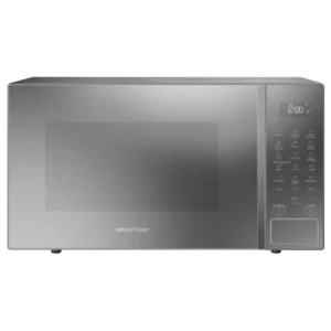 Página Inicial micro ondas brastemp 32 litros bms46ar espelhado com menu gourmet, inox, 220v