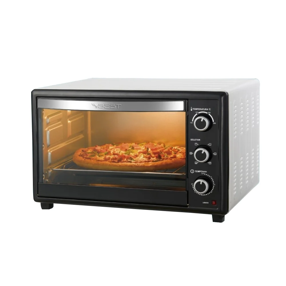 forno elétrico best 50 litros básico 1800w preto 110v forno elétrico best 50 litros básico 1800w preto 110v