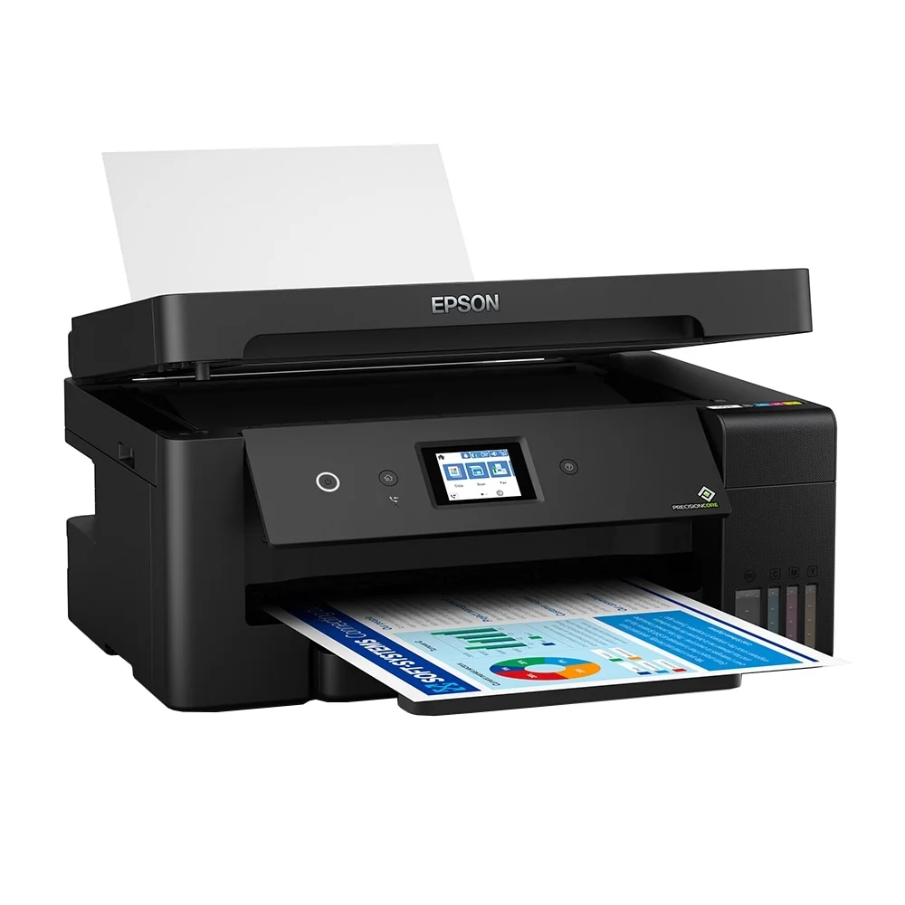 multifuncional epson ecotank l14150, jato de tinta, colorida, wi fi, usb, preto e bivolt multifuncional epson ecotank l14150, jato de tinta, colorida, wi fi, usb, preto e bivolt