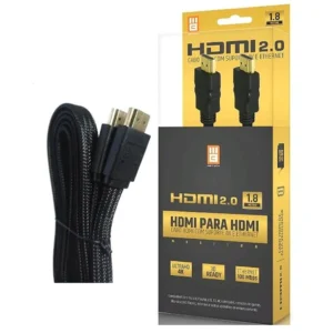 cabo hdmi 1.4 hd tipo flat com malha 2 metros bphd2