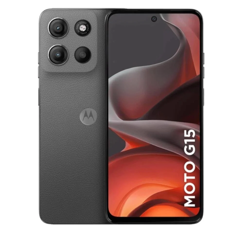 smartphone motorola moto g15 256gb, 12gb ram boost, tela 6.7" nfc – grafite smartphone motorola moto g15 256gb, 12gb ram boost, tela 6.7" nfc – grafite